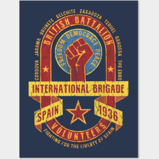 International Brigade - British Battalion Posters and Art