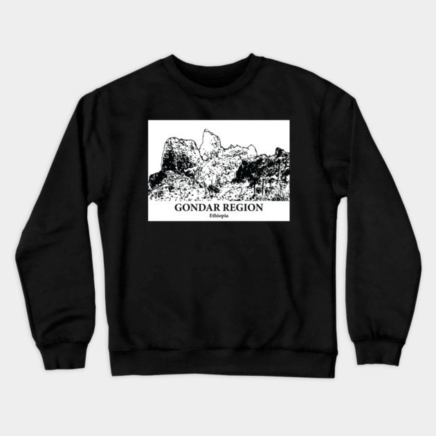 Gondar Region - Ethiopia Crewneck Sweatshirt by Lakeric