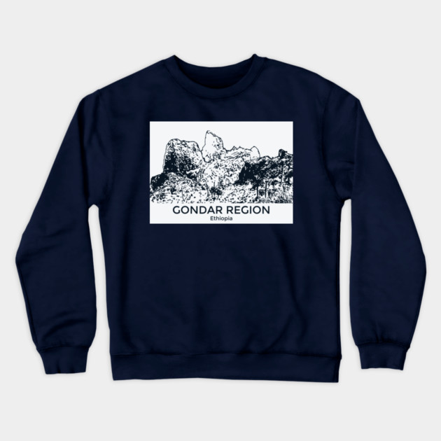 Gondar Region - Ethiopia Crewneck Sweatshirt by Lakeric