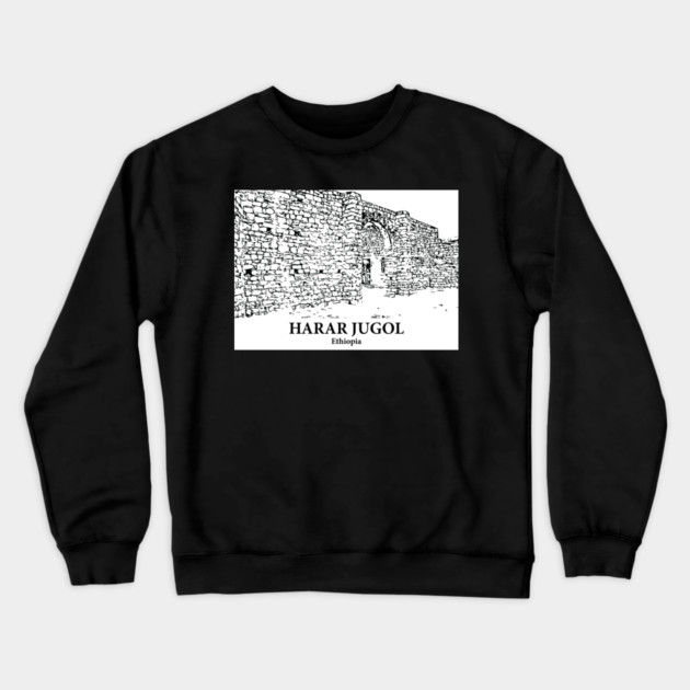 Harar Jugol - Ethiopia Crewneck Sweatshirt by Lakeric