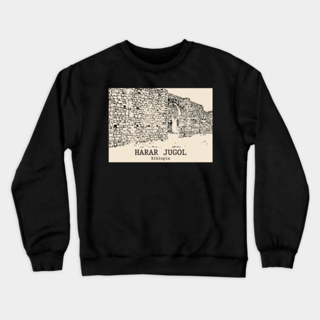 Harar Jugol - Ethiopia Crewneck Sweatshirt by Lakeric