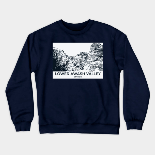 Lower Awash Valley - Ethiopia Crewneck Sweatshirt by Lakeric