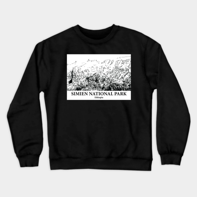 Simien National Park - Ethiopia Crewneck Sweatshirt by Lakeric