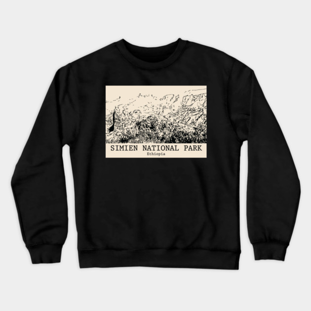 Simien National Park - Ethiopia Crewneck Sweatshirt by Lakeric