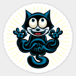 zen felix Sticker