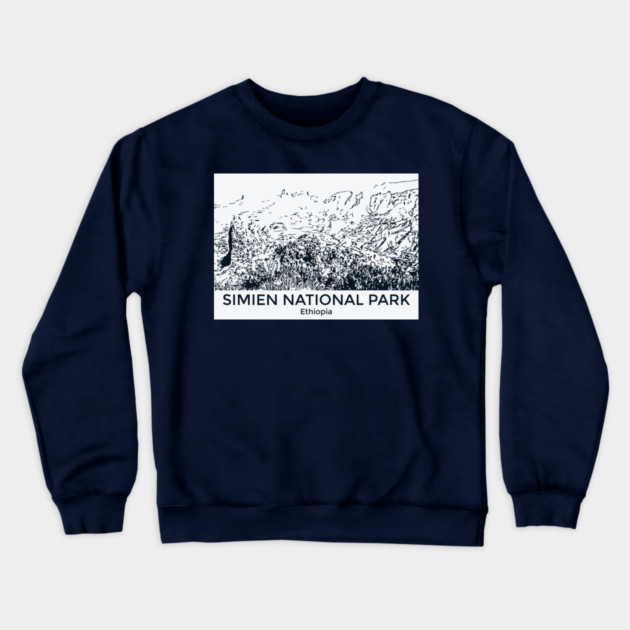 Simien National Park - Ethiopia Crewneck Sweatshirt by Lakeric