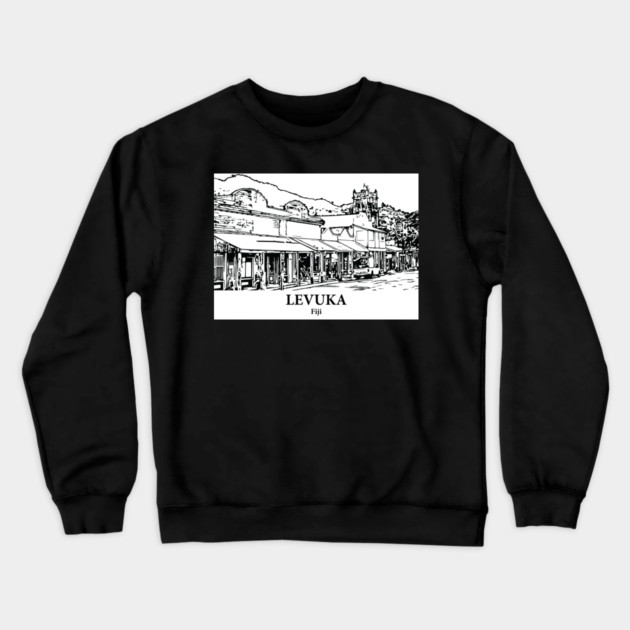 Levuka - Fiji Crewneck Sweatshirt by Lakeric