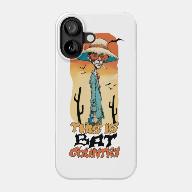 This is Bat Country Phone Case by Demian Stipatio