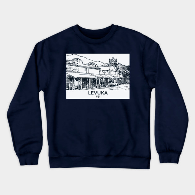 Levuka - Fiji Crewneck Sweatshirt by Lakeric