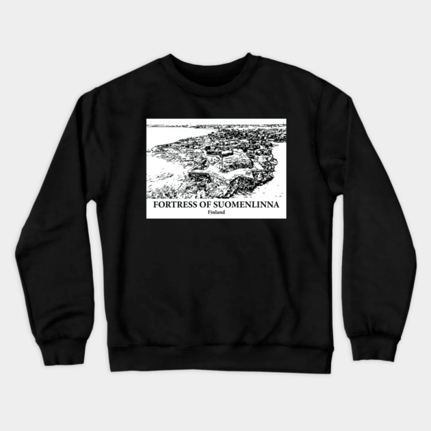 Fortress of Suomenlinna - Finland Crewneck Sweatshirt by Lakeric