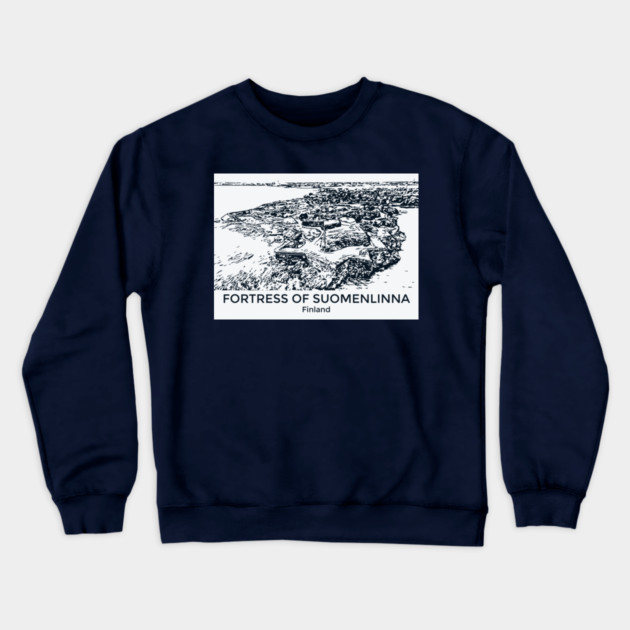 Fortress of Suomenlinna - Finland Crewneck Sweatshirt by Lakeric