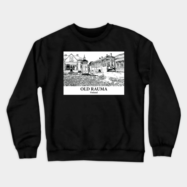 Old Rauma - Finland Crewneck Sweatshirt by Lakeric