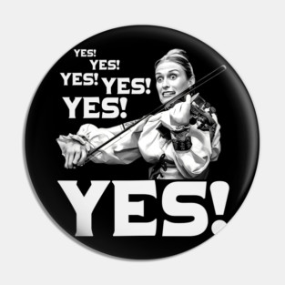 Frau Blucher YES! - Young Frankenstein Pin