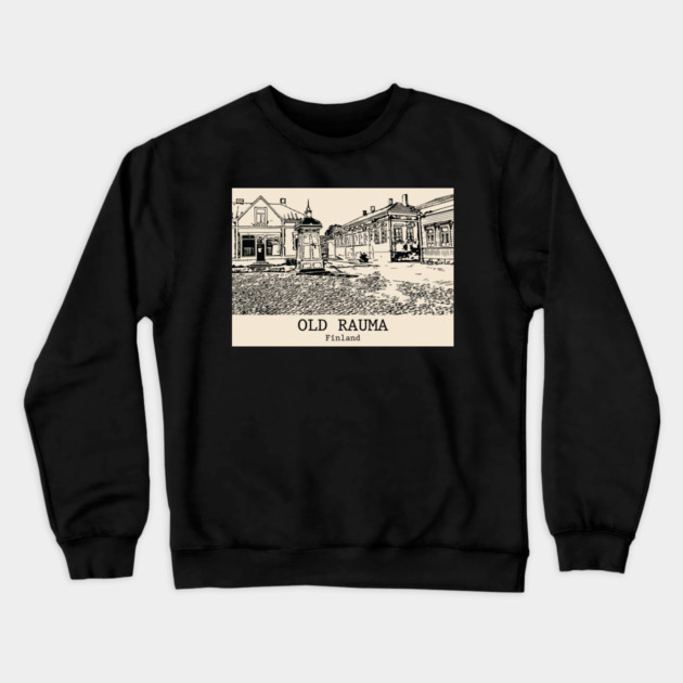Old Rauma - Finland Crewneck Sweatshirt by Lakeric