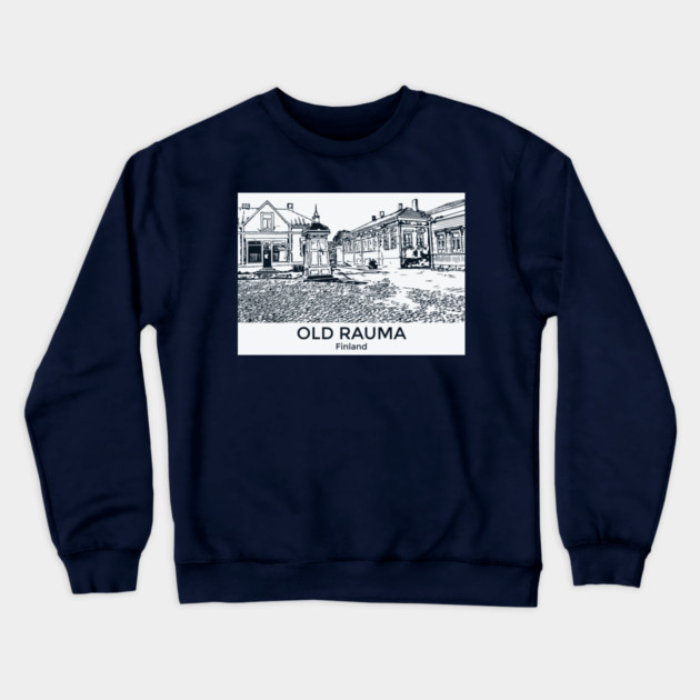 Old Rauma - Finland Crewneck Sweatshirt by Lakeric