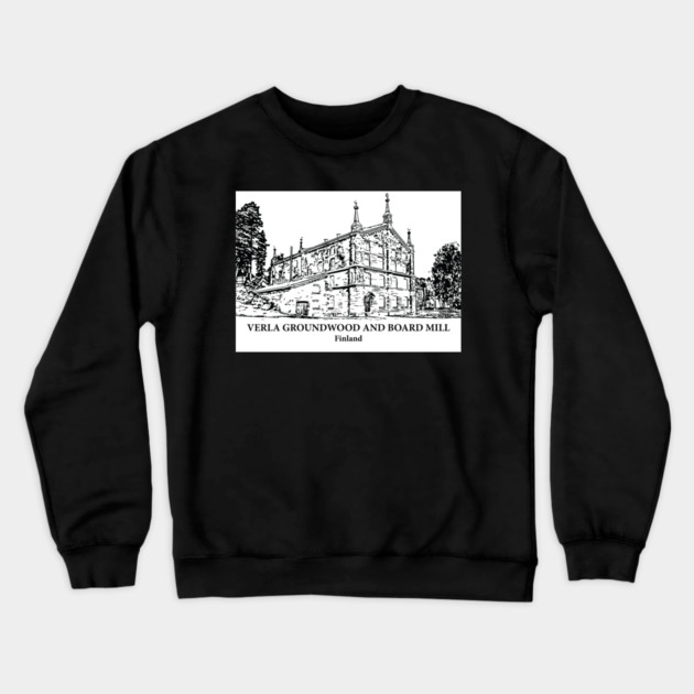 Verla Groundwood and Board Mill - Finland Crewneck Sweatshirt by Lakeric