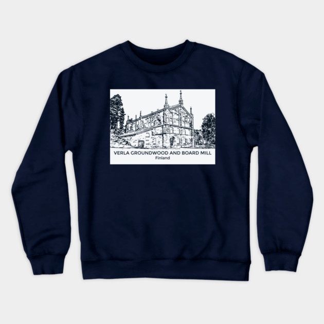 Verla Groundwood and Board Mill - Finland Crewneck Sweatshirt by Lakeric