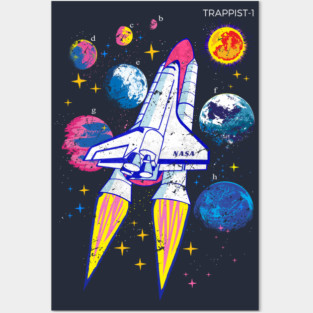 Trappist 1 Exploration Posters and Art