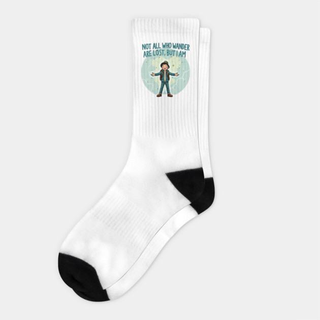 Lost Traveler Socks by WarFX Designs