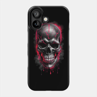 Dripping Skull Phone Case