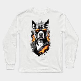 Rockstar Dog Long Sleeve T-Shirt
