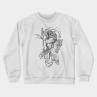 Athena goddess Crewneck Sweatshirt