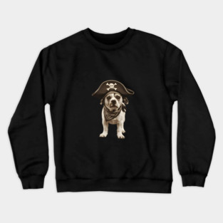 Dog's Nautical Pirate Pup Crewneck Sweatshirt
