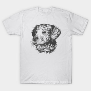 Dog Puppy Vintage Illustration hunting dog T-Shirt