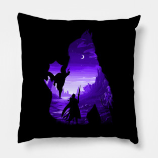 Baldurs Gate 3 Shadowheart Negative Illusion Pillow