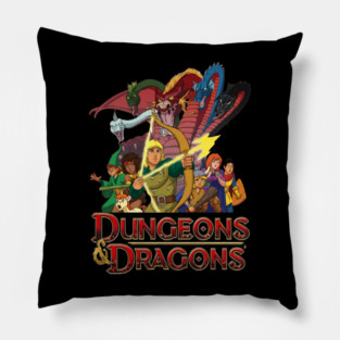 Dungeons And Dragons Cartoon Pillow