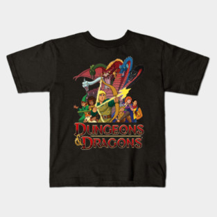 Dungeons And Dragons Cartoon Kids T-Shirt