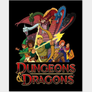 Dungeons And Dragons Cartoon Posters and Art