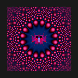 Shirase Bug in Pink and Blue Frame T-Shirt