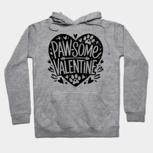 Paw-some Valentine Hoodie