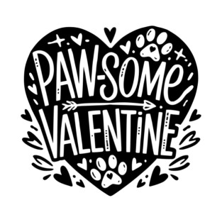 Paw-some Valentine T-Shirt