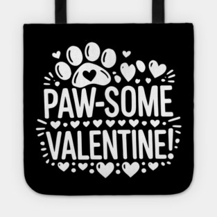 Paw-some Valentine Tote