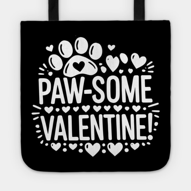 Paw-some Valentine Tote by Frank Ring