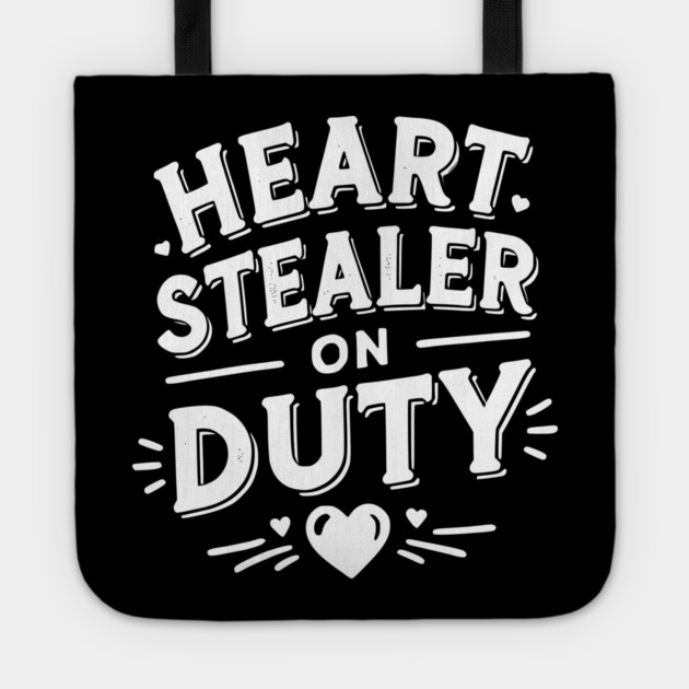 Heart Stealer on Duty Tote by Frank Ring