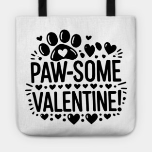 Paw-some Valentine Tote