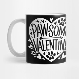 Paw-some Valentine Mug