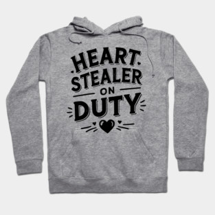 Heart Stealer on Duty Hoodie