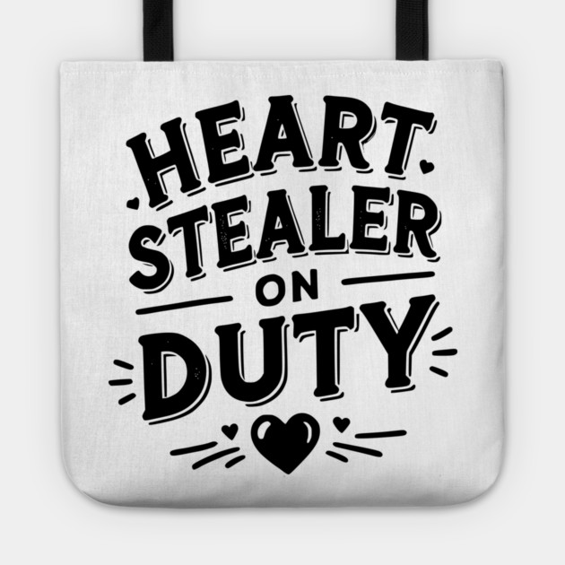 Heart Stealer on Duty Tote by Frank Ring