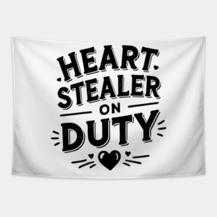 Heart Stealer on Duty Tapestry