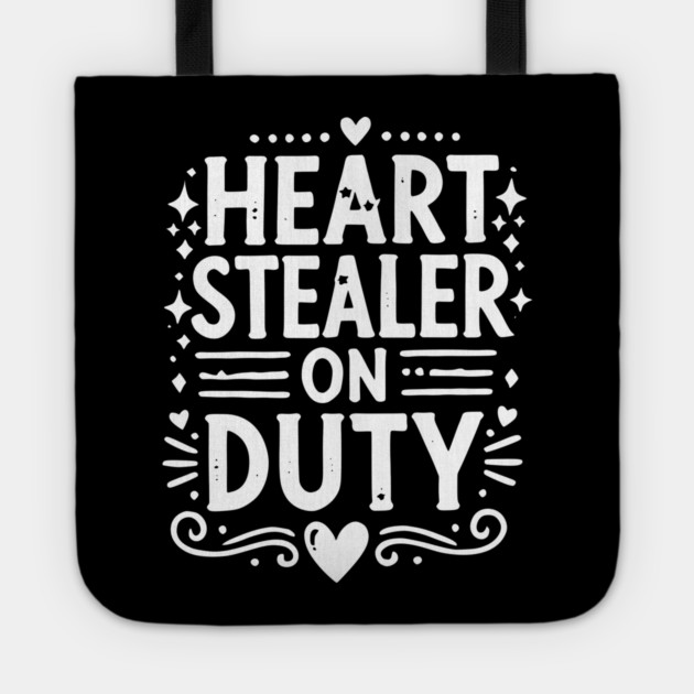 Heart Stealer on Duty Tote by Frank Ring