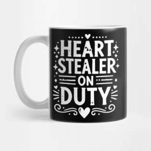 Heart Stealer on Duty Mug