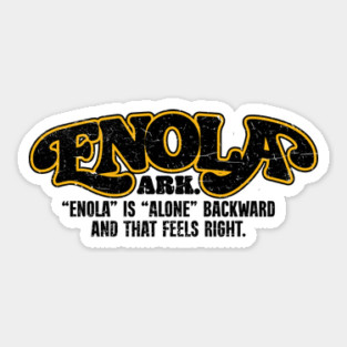 Enola, Ark Sticker