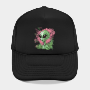 Classic Alien Illustration Hat