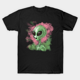 Classic Alien Illustration T-Shirt