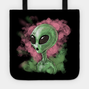 Classic Alien Illustration Tote
