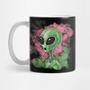 Classic Alien Illustration Mug